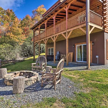 Hilltop Cabin On 5 Acres With Hot Tub And Waterfall! Bryson City Exteriér fotografie