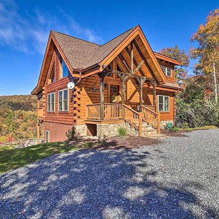 Hilltop Cabin On 5 Acres With Hot Tub And Waterfall! Bryson City Exteriér fotografie