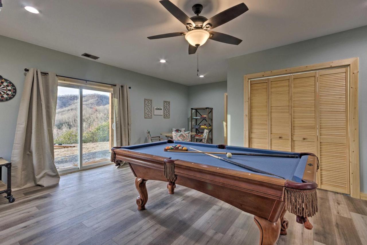 Hilltop Cabin On 5 Acres With Hot Tub And Waterfall! Bryson City Exteriér fotografie