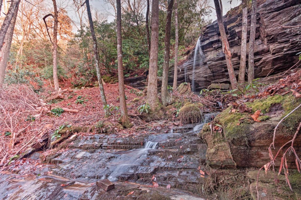 Hilltop Cabin On 5 Acres With Hot Tub And Waterfall! Bryson City Exteriér fotografie