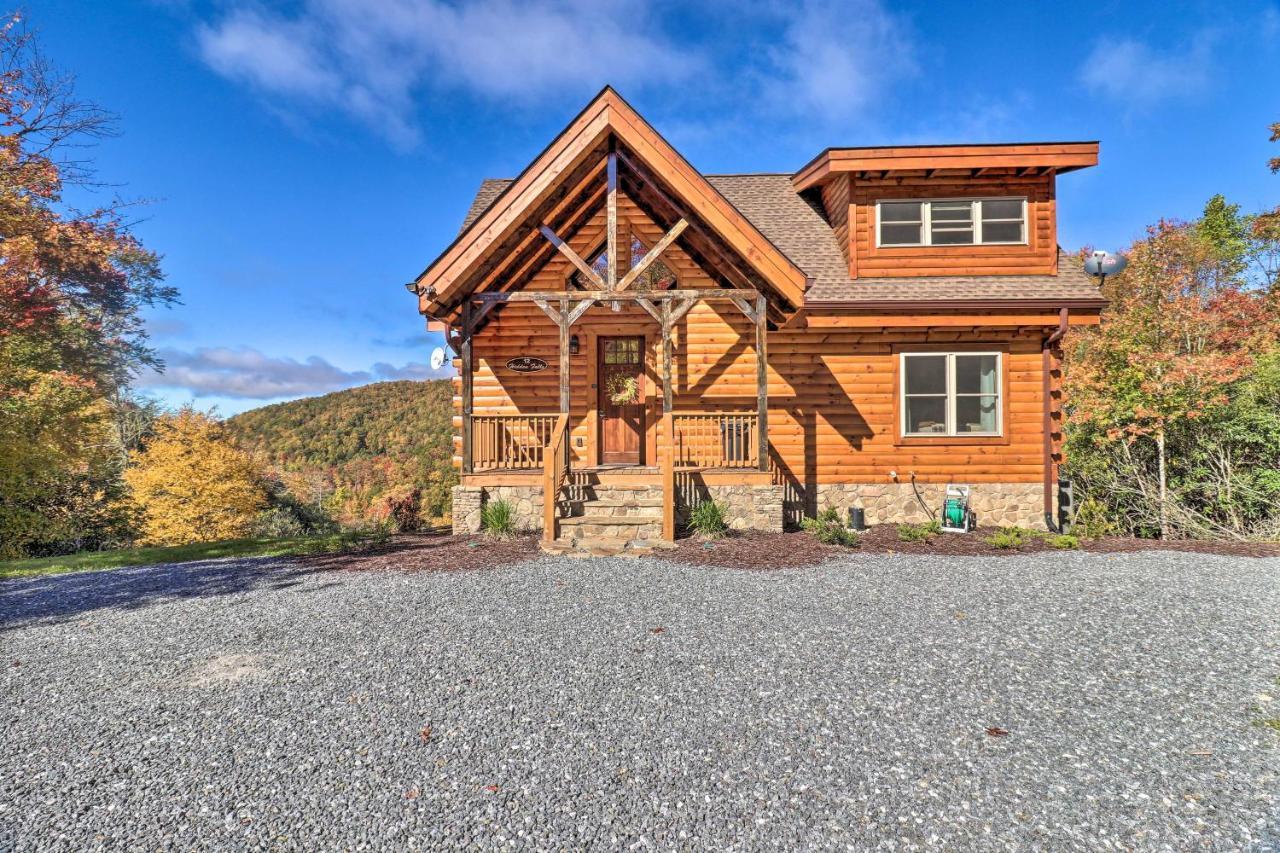 Hilltop Cabin On 5 Acres With Hot Tub And Waterfall! Bryson City Exteriér fotografie