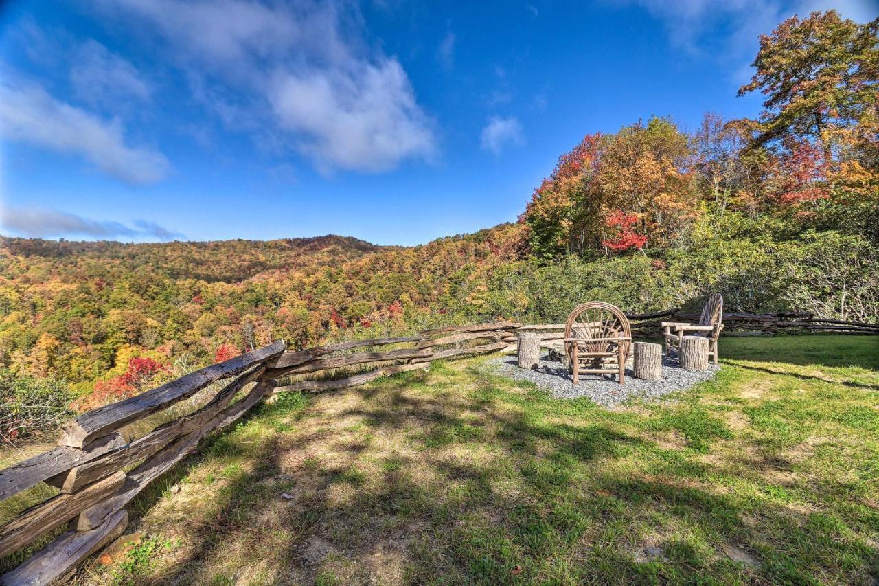 Hilltop Cabin On 5 Acres With Hot Tub And Waterfall! Bryson City Exteriér fotografie