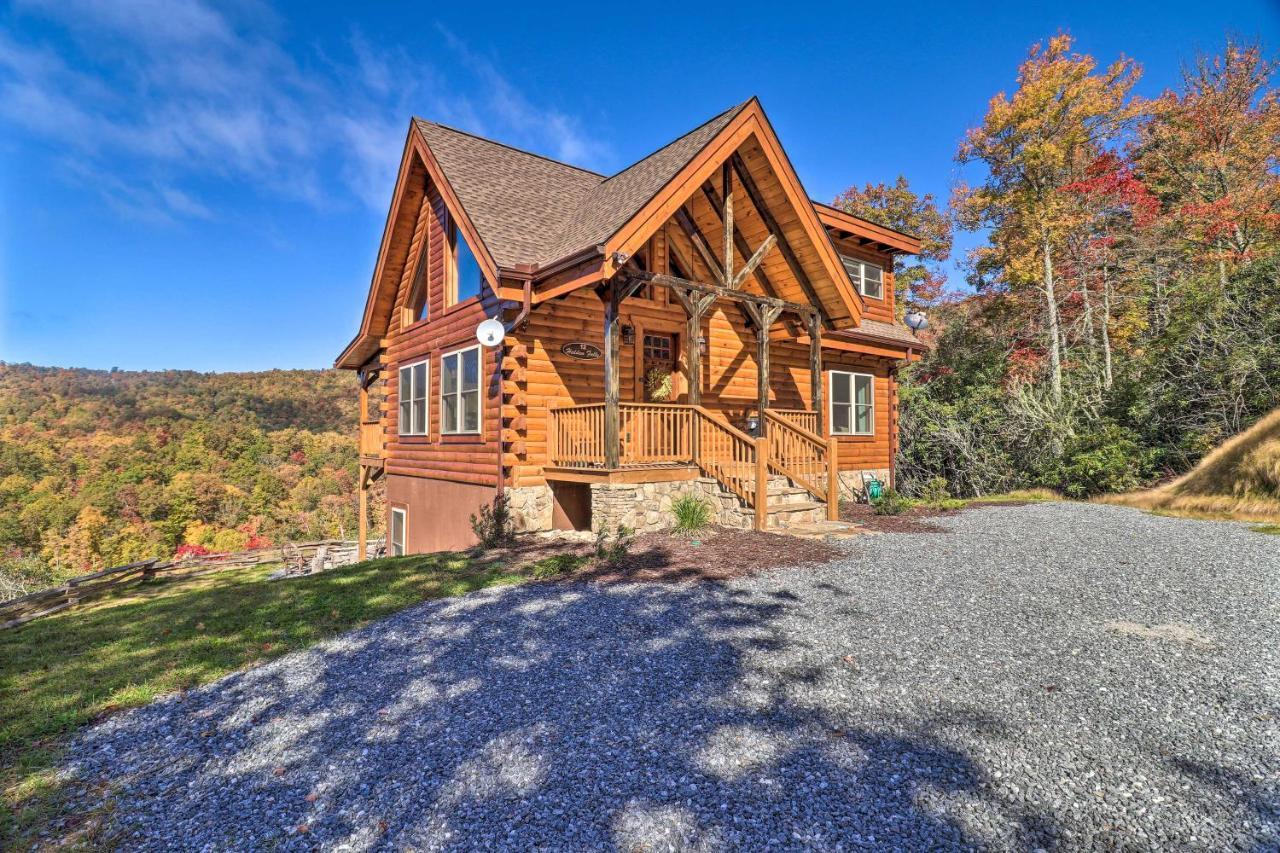 Hilltop Cabin On 5 Acres With Hot Tub And Waterfall! Bryson City Exteriér fotografie