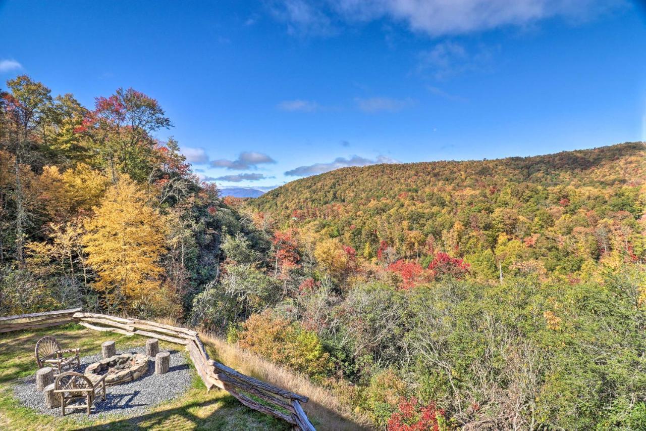 Hilltop Cabin On 5 Acres With Hot Tub And Waterfall! Bryson City Exteriér fotografie